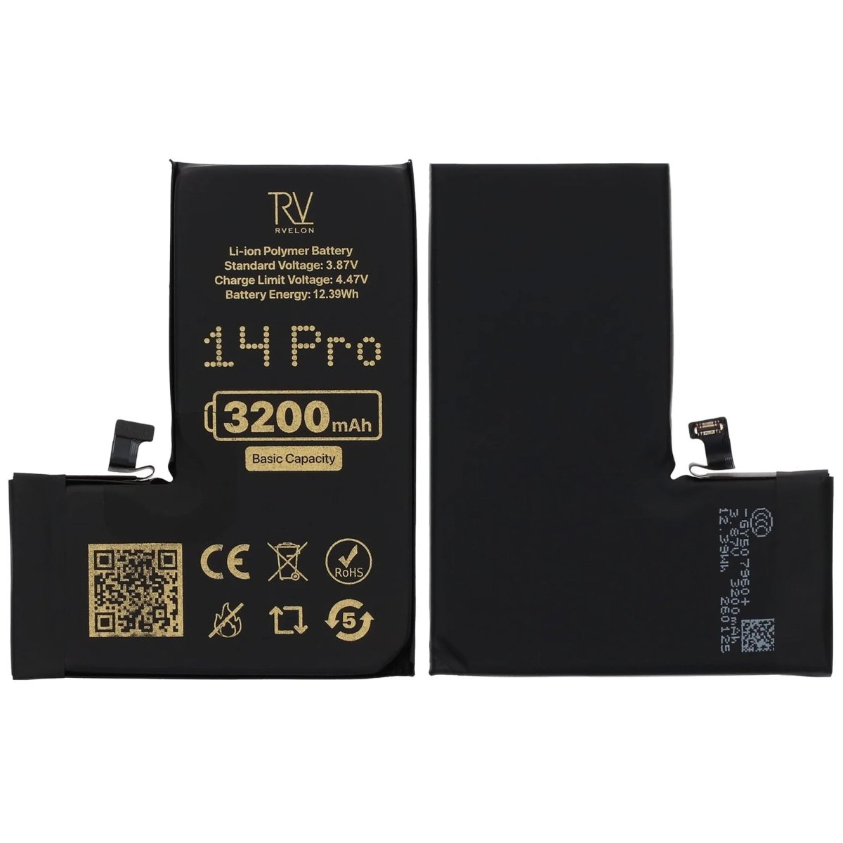 Rvelon Premium Akku iPhone 14 Pro - 3200mAh