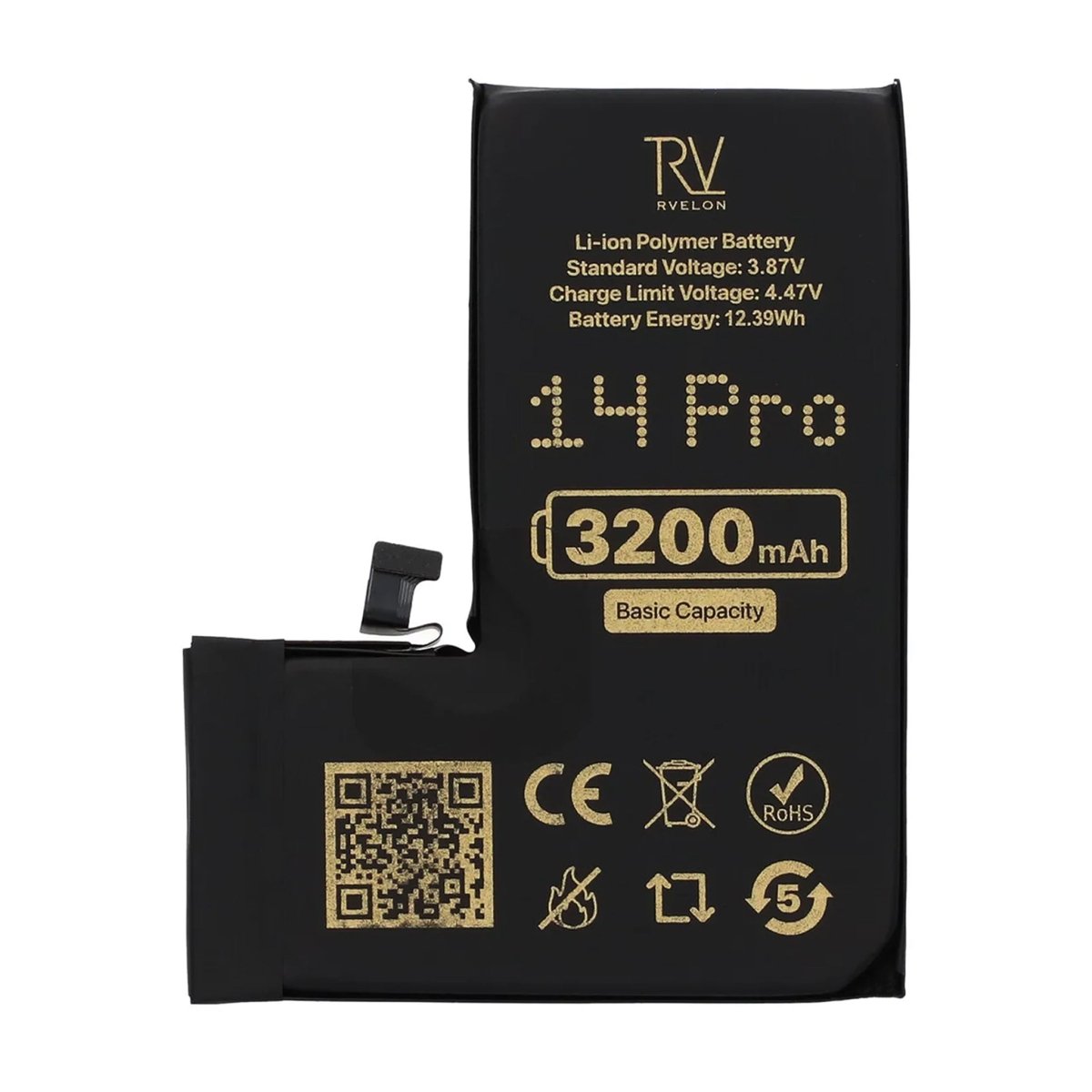 Rvelon Premium Akku iPhone 14 Pro - 3200mAh
