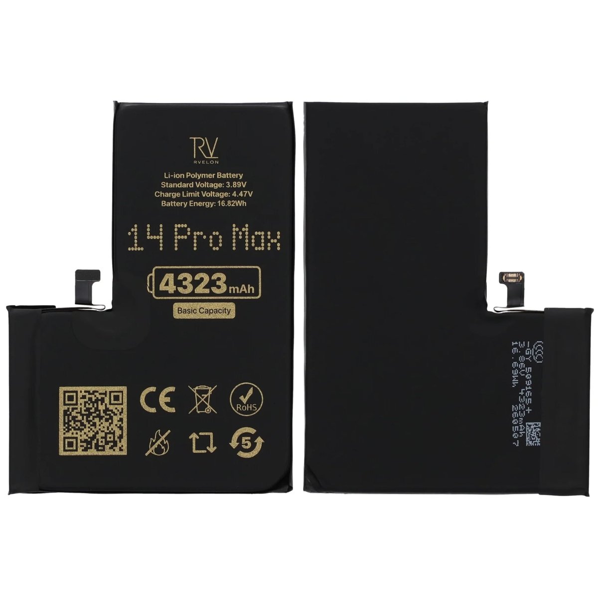 Rvelon Premium Akku iPhone 14 Pro Max - 4323mAh
