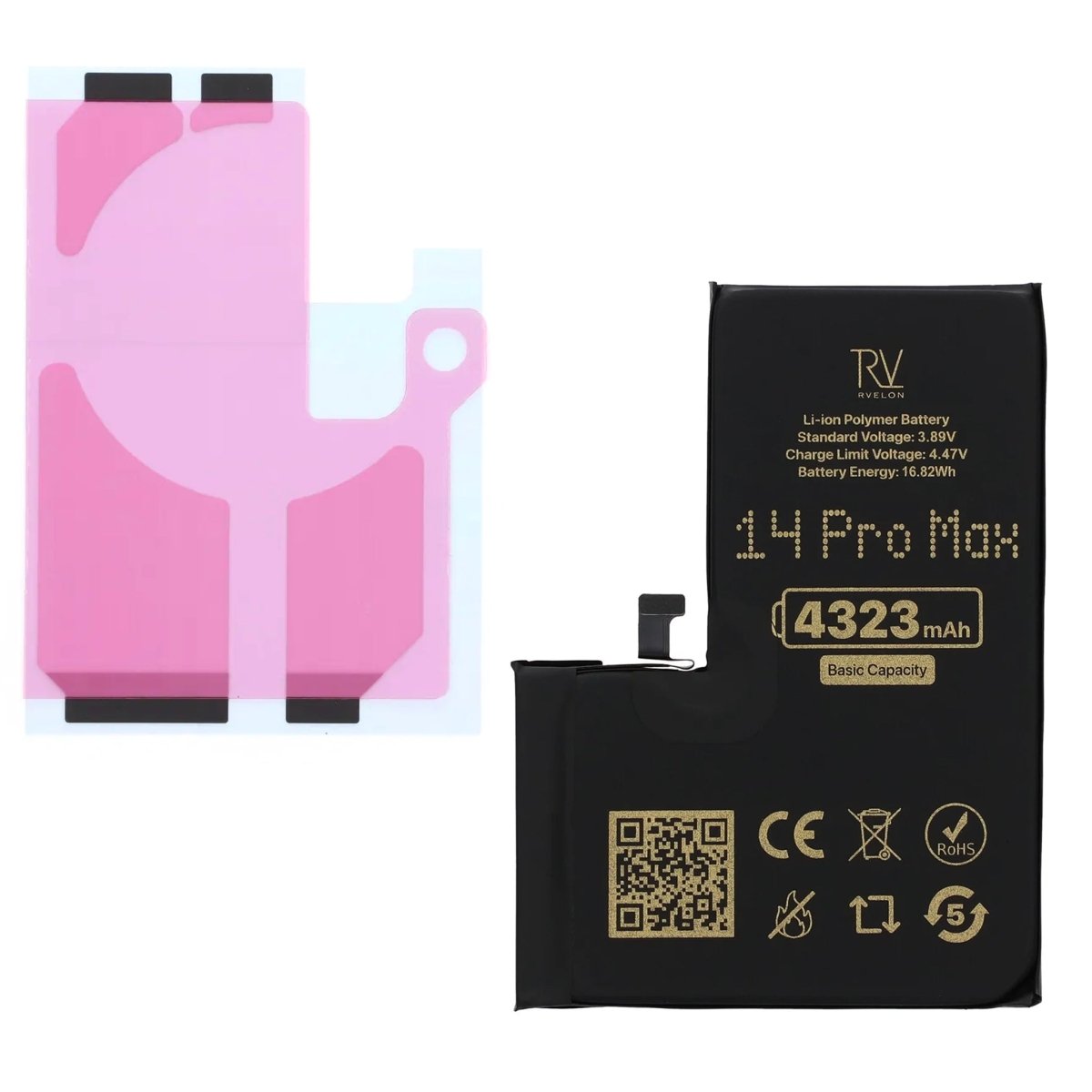 Rvelon Premium Akku iPhone 14 Pro Max - 4323mAh