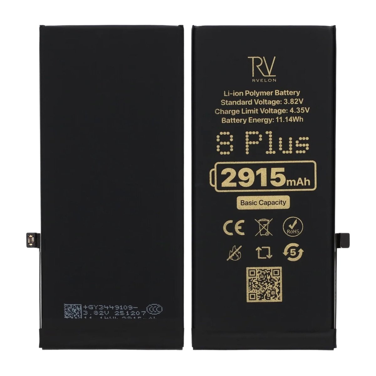 Rvelon Premium Akku iPhone 8 Plus - 2915mAh