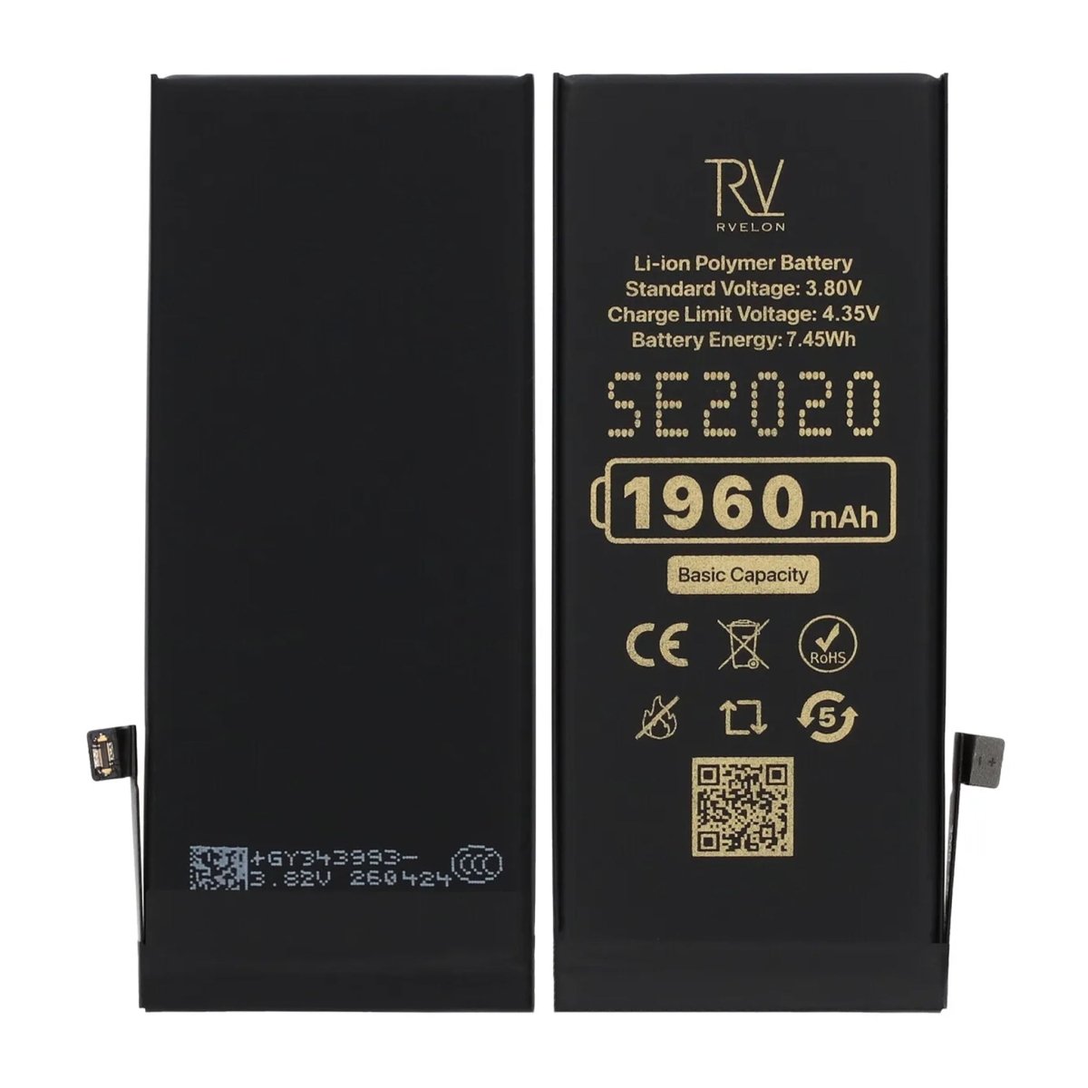 Rvelon Premium Akku iPhone SE 2020 - 1960mAh
