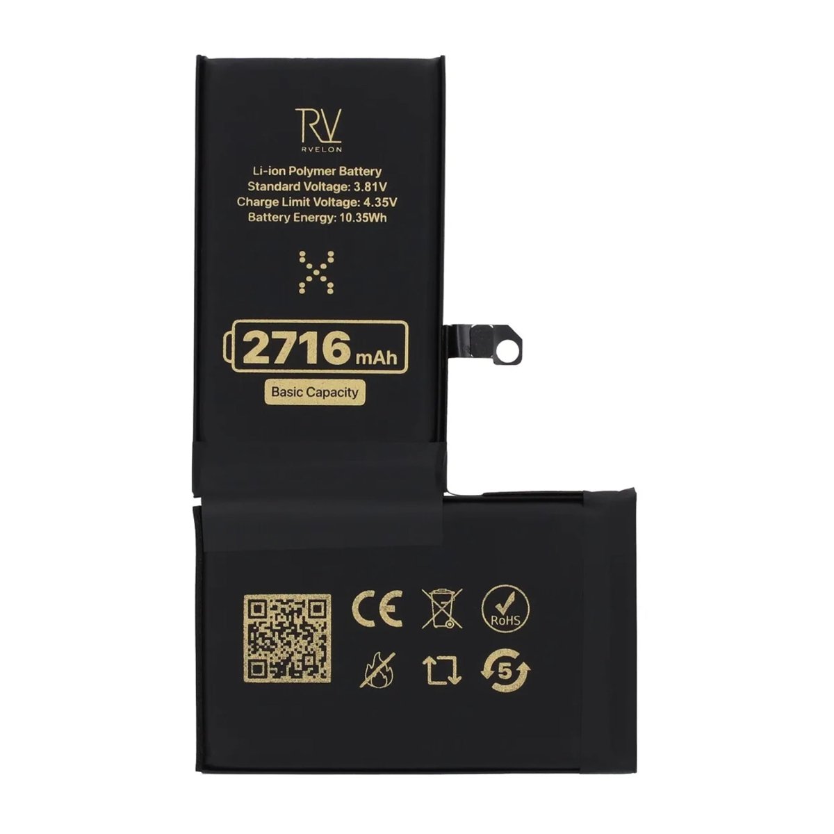 Rvelon Premium Akku iPhone X - 2716mAh