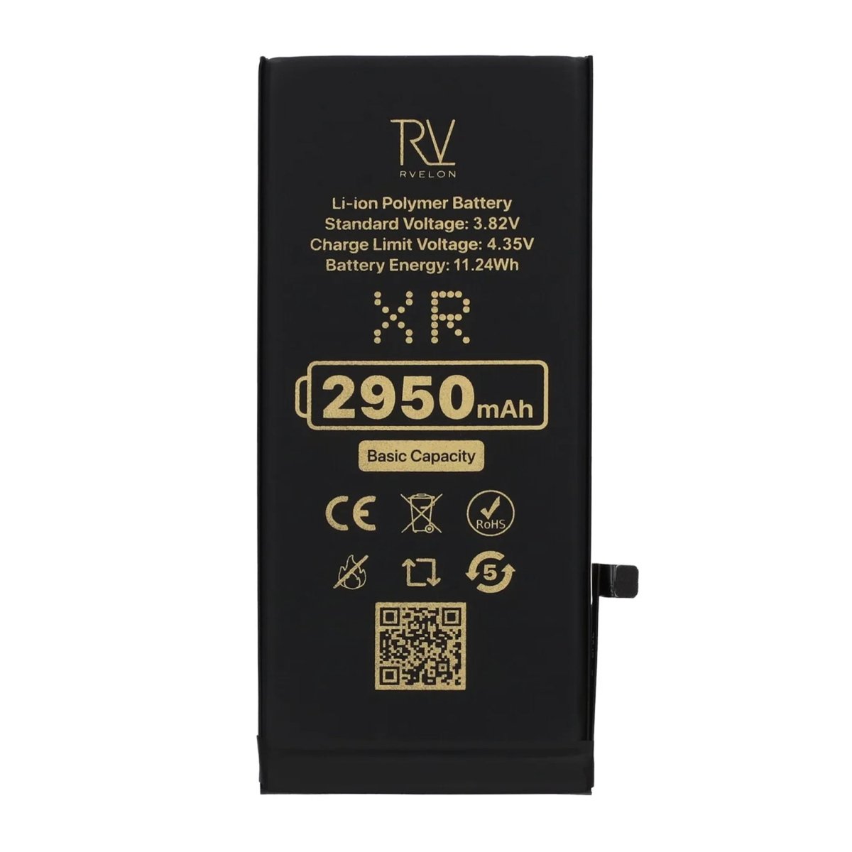 Rvelon Premium Akku iPhone XR:lle – 2950mAh