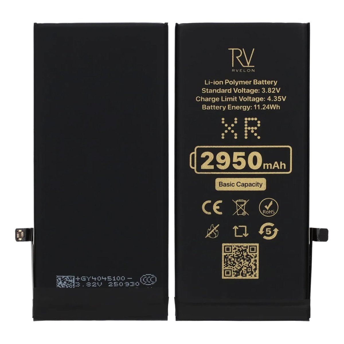 Rvelon Premium Akku iPhone XR:lle – 2950mAh