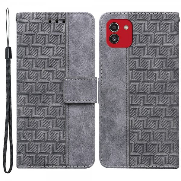 Samsung Galaxy A03 Kuoret Kuvioitu Harmaa