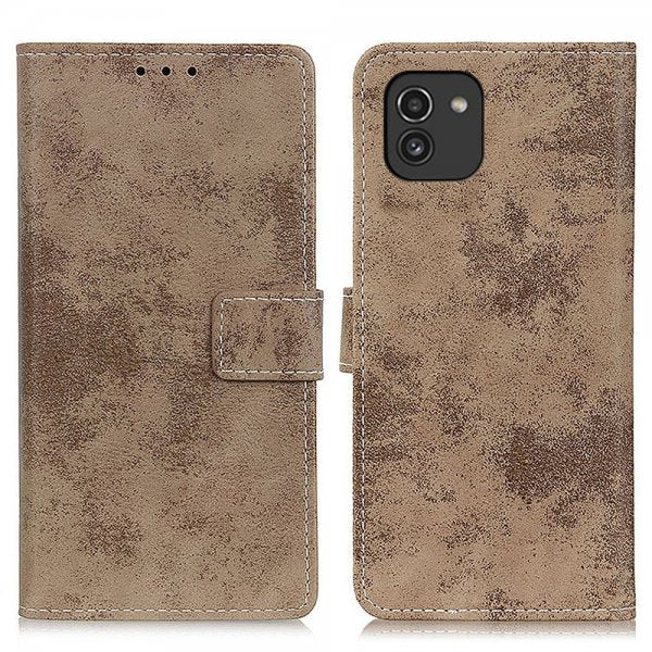 Samsung Galaxy A03 Vintage Khaki -kotelo
