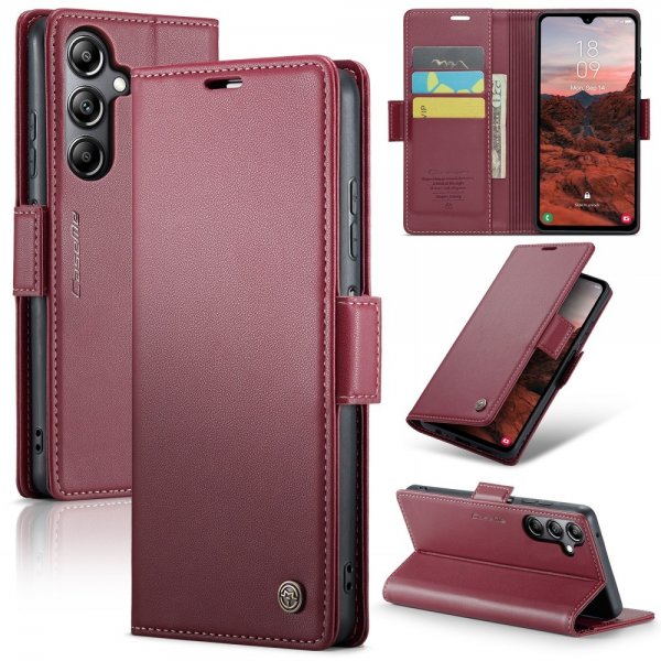 CaseMe Samsung Galaxy A05s -suojakotelo 023 Series, punainen