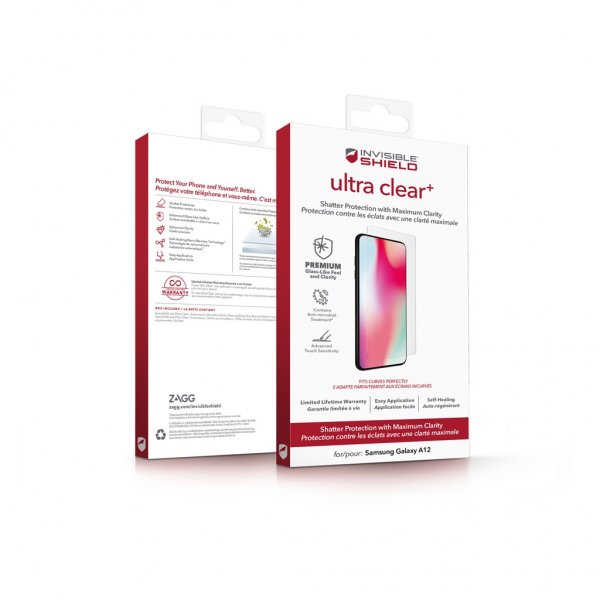 ZAGG InvisibleShield Samsung Galaxy A12 -näytönsuoja Ultra Clear+