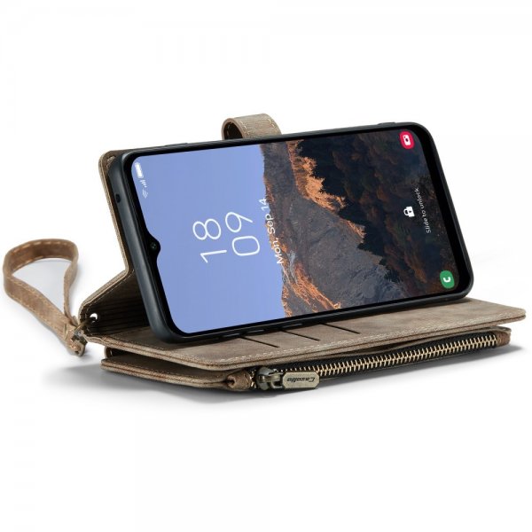 CaseMe Samsung Galaxy A14 Kotelo C30 Series Ruskea
