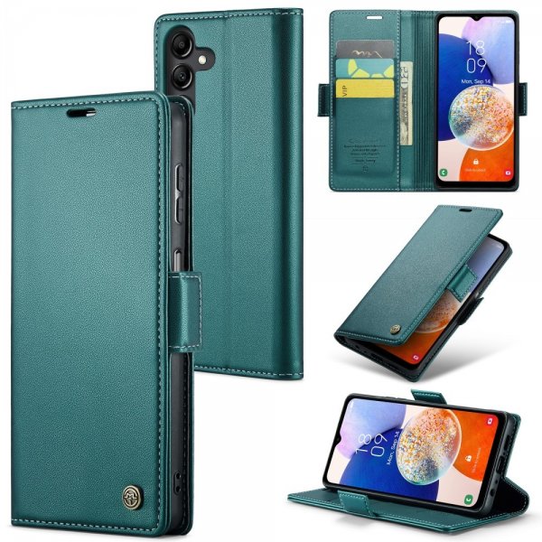 CaseMe Samsung Galaxy A14 -kotelo 023 Series Vihreä