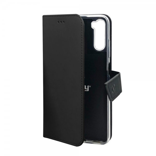 Celly Samsung Galaxy A14 -kotelo Wally Wallet Case Musta