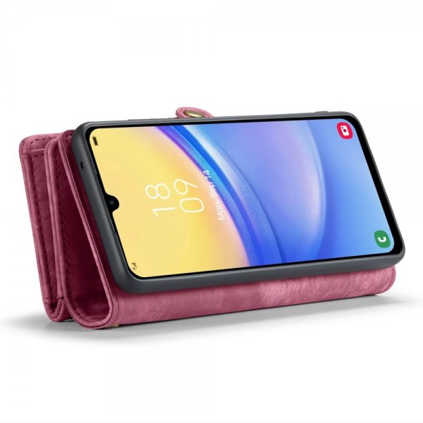 CaseMe Samsung Galaxy A15 Kotelo 008-sarja Irrotettava kuori Punainen