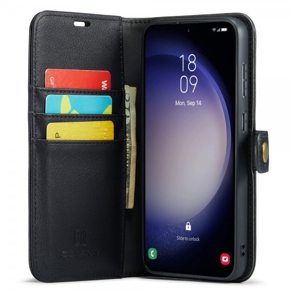 Dg.Ming Samsung Galaxy A15 Kotelo Irrotettavalla Kuorella Musta