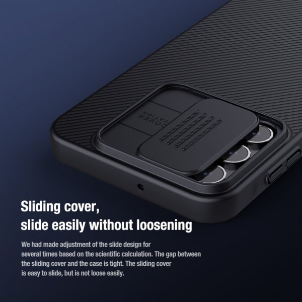 Nillkin Samsung Galaxy A15 Kuori CamShield Musta