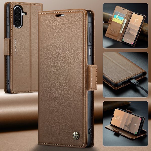 CaseMe Samsung Galaxy A17 suojakotelo 023-sarja Ruskea