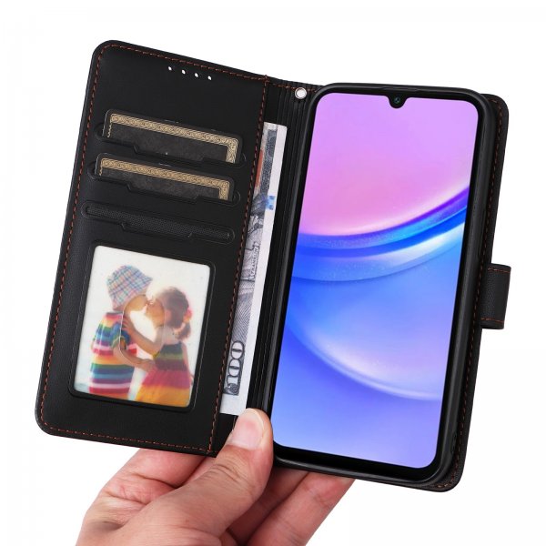 Betopnice Samsung Galaxy A17 Suojakotelo irrotettavalla kuorella 005 Musta