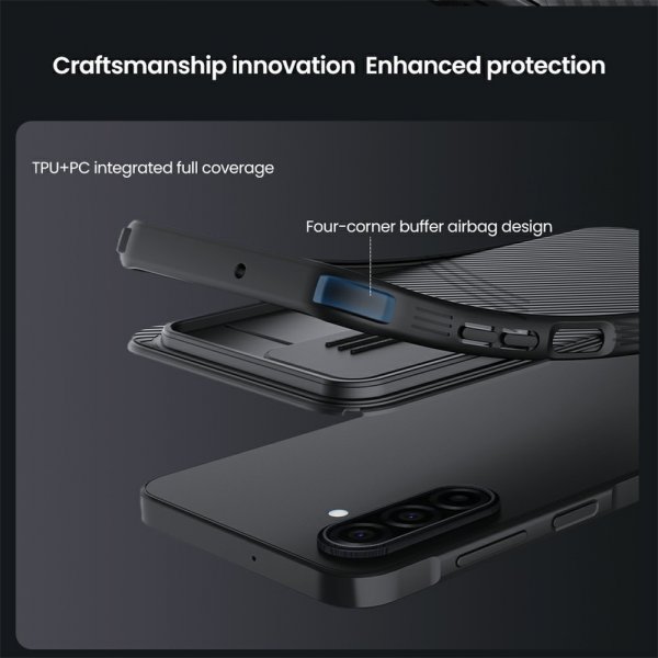Nillkin Samsung Galaxy A17 Kuori CamShield Pro MagSafe Musta