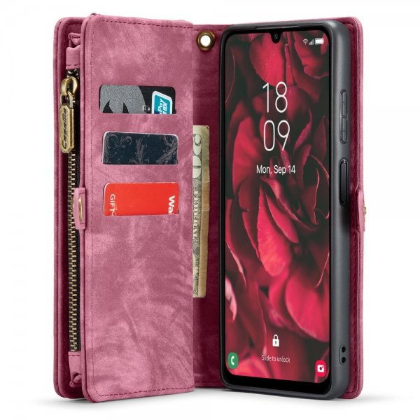 CaseMe Samsung Galaxy A25 -suojakotelo 008 Series Irrotettava kuori, punainen
