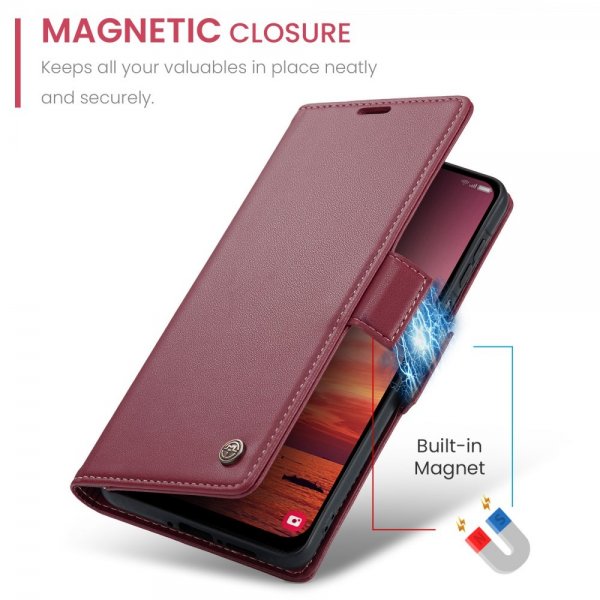 CaseMe Samsung Galaxy A26 -suojakotelo, 023 Series, punainen