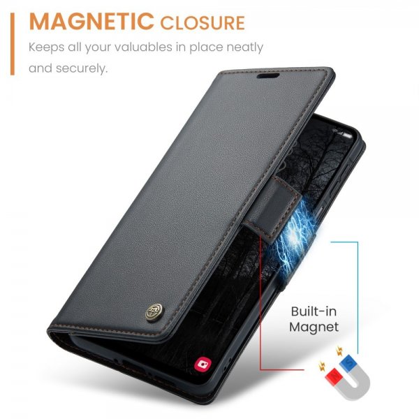 CaseMe Samsung Galaxy A26 Kotelo 023 Series Musta