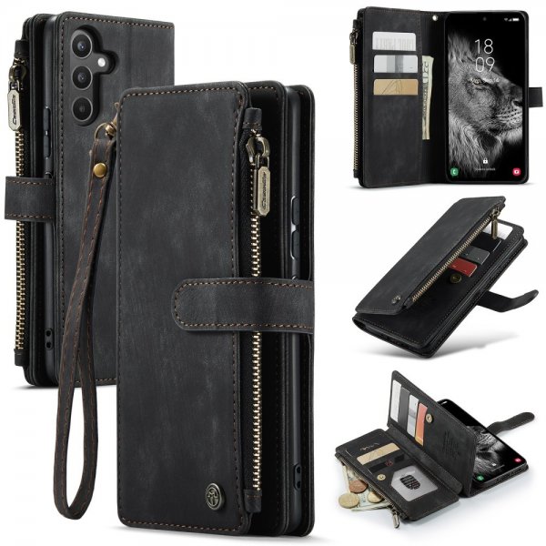 CaseMe Samsung Galaxy A34 5G Suojakuori C30 Series Musta