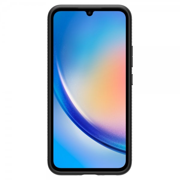 Spigen Samsung Galaxy A34 5G Liquid Air Matte Black -kuori