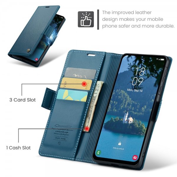 CaseMe Samsung Galaxy A36 Fodral 023 Series Sininen