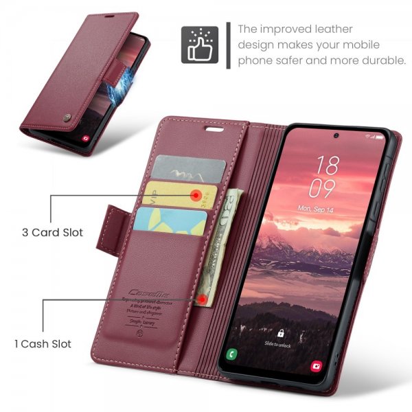 CaseMe Samsung Galaxy A36 suojakotelo 023 Series Punainen