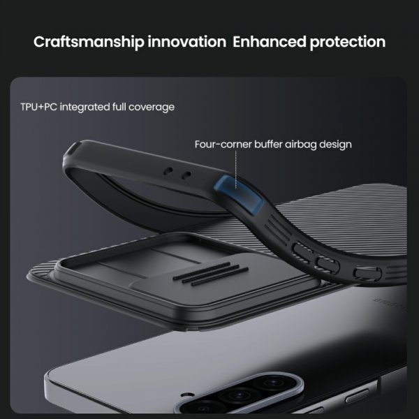 Nillkin Samsung Galaxy A36 CamShield Pro -kuori, vihreä