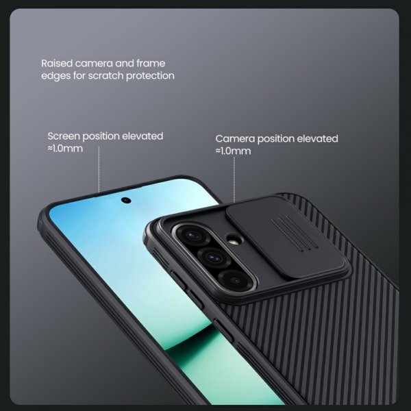 Nillkin Samsung Galaxy A36 Kuori CamShield Pro MagSafe Musta