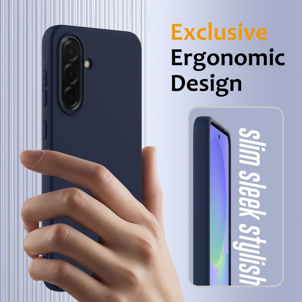 Samsung Galaxy A37 -kuori Strap-silikonilla ja MagSafella, sininen