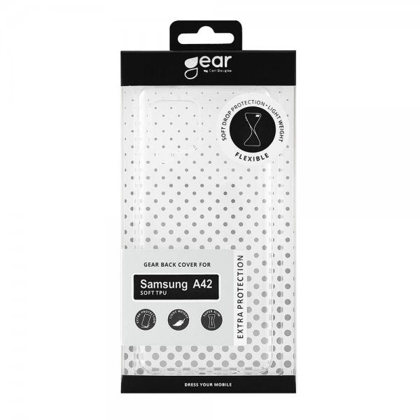 Gear Samsung Galaxy A42 5G Kuori Läpinäkyvä TPU Kirkas