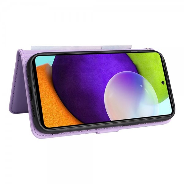 Betopnice Samsung Galaxy A52/A52s 5G Kotelo irrotettavalla kuorella 005 Lila