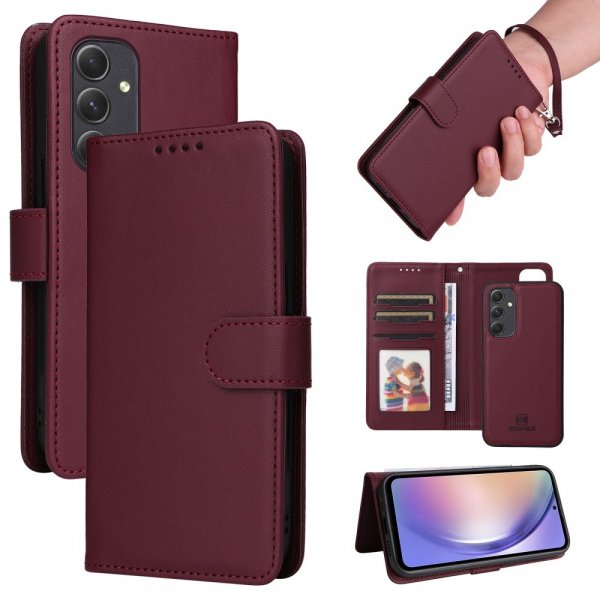 Betopnice Samsung Galaxy A54 5G Kuori irrotettavalla kuorella 005 Punainen