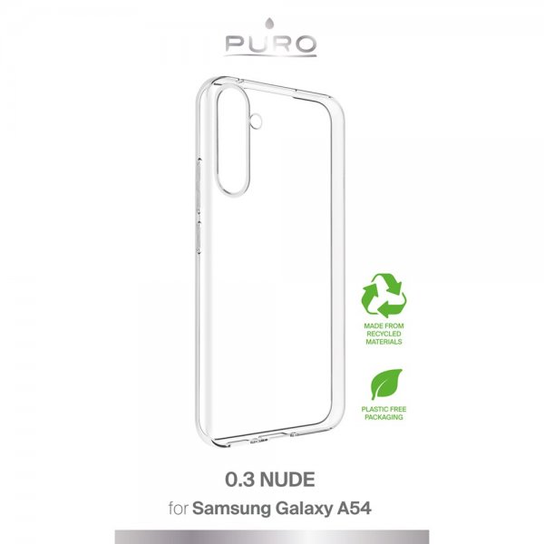 Puro Samsung Galaxy A54 5G Kuori Nude Läpinäkyvä