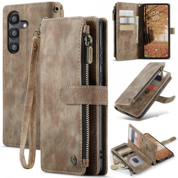 CaseMe Samsung Galaxy A55 Suojakotelo C30 Series Ruskea