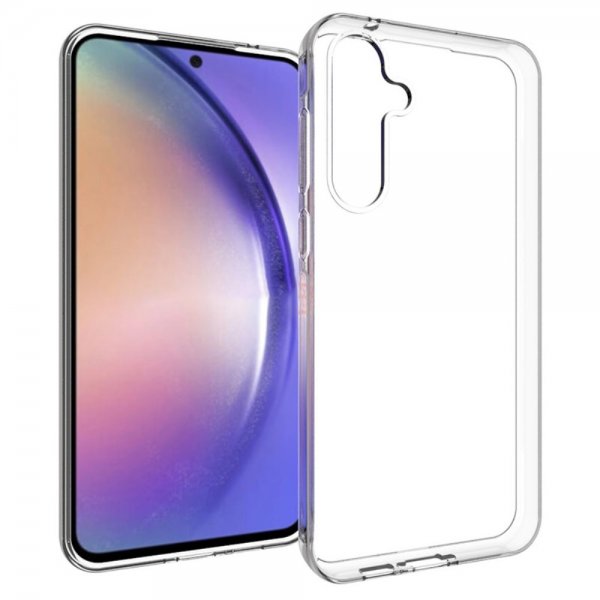 Nordic Covers Samsung Galaxy A55 -suojakuori, Feather Series, läpinäkyvä
