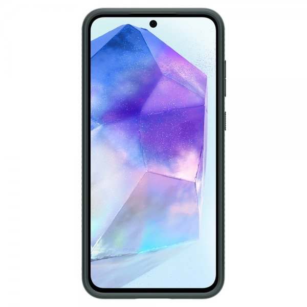 Spigen Samsung Galaxy A55 -suojakuori Liquid Air Abyss Green