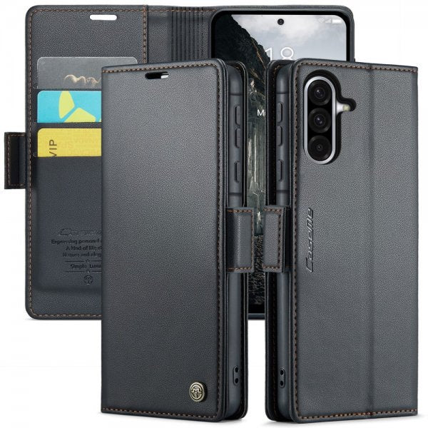 CaseMe Samsung Galaxy A56 -suojakotelo 023 Series Musta