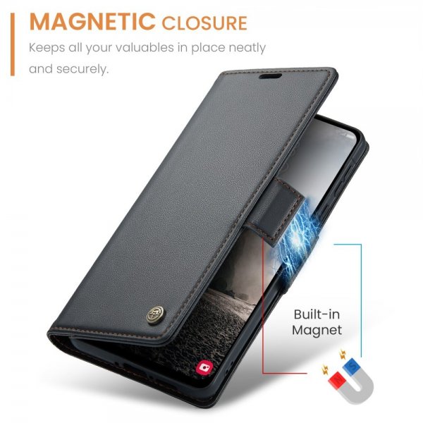 CaseMe Samsung Galaxy A56 -suojakotelo 023 Series Musta
