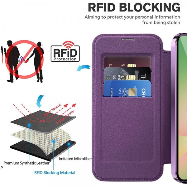 Samsung Galaxy A56 Kotelo MagSafe Violetti