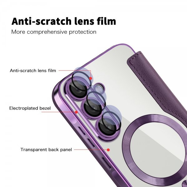 Samsung Galaxy A56 Kotelo MagSafe Violetti
