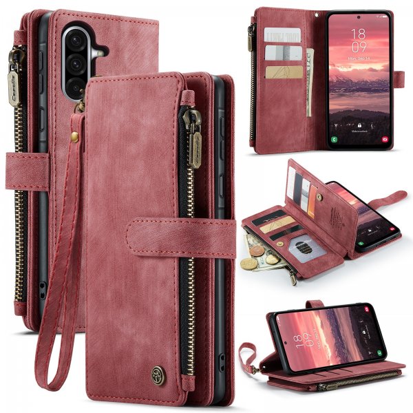 CaseMe Samsung Galaxy A57 -suojakuori C30 Series, punainen