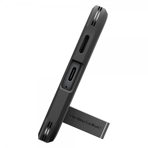 Spigen Samsung Galaxy A57 Tough Armor -kuori, musta