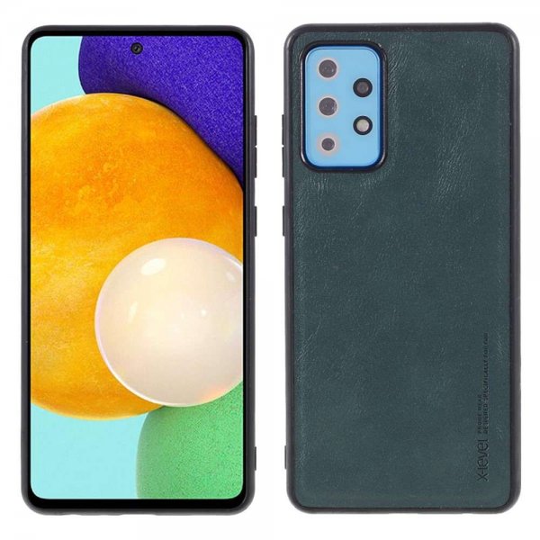 X-Level Samsung Galaxy A72 -suojakuori Vintage Series, vihreä