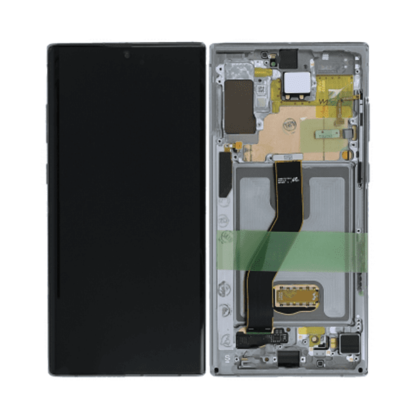 Samsung Galaxy Note 10 Plus 5G -näyttö LCD-paneelilla (alkuperäinen) – Glow/Hopea