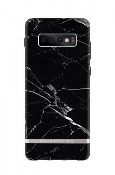 Richmond & Finch Samsung Galaxy S10 Plus Suojakuori Black Marble