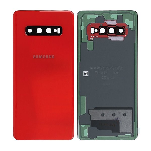 Samsung Galaxy S10 Plus (SM-G975F) Alkuperäinen takakansi - Punainen