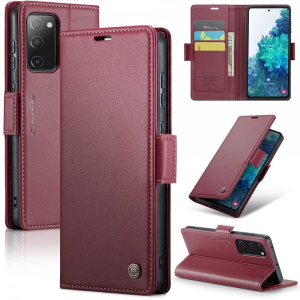 CaseMe Samsung Galaxy S20 FE Suojakotelo 023 Series Punainen